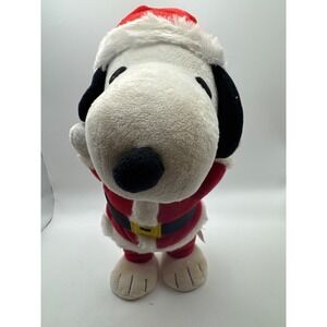 Peanuts Snoopy Christmas Santa Plush Toy Animated Walking 2019